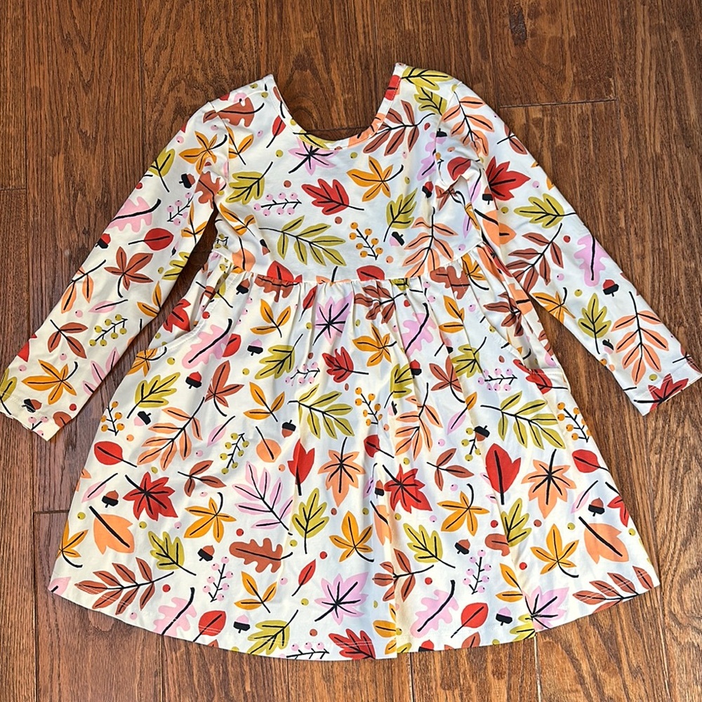 Hanna Andersson Longsleeve Skater Dress- Size 5